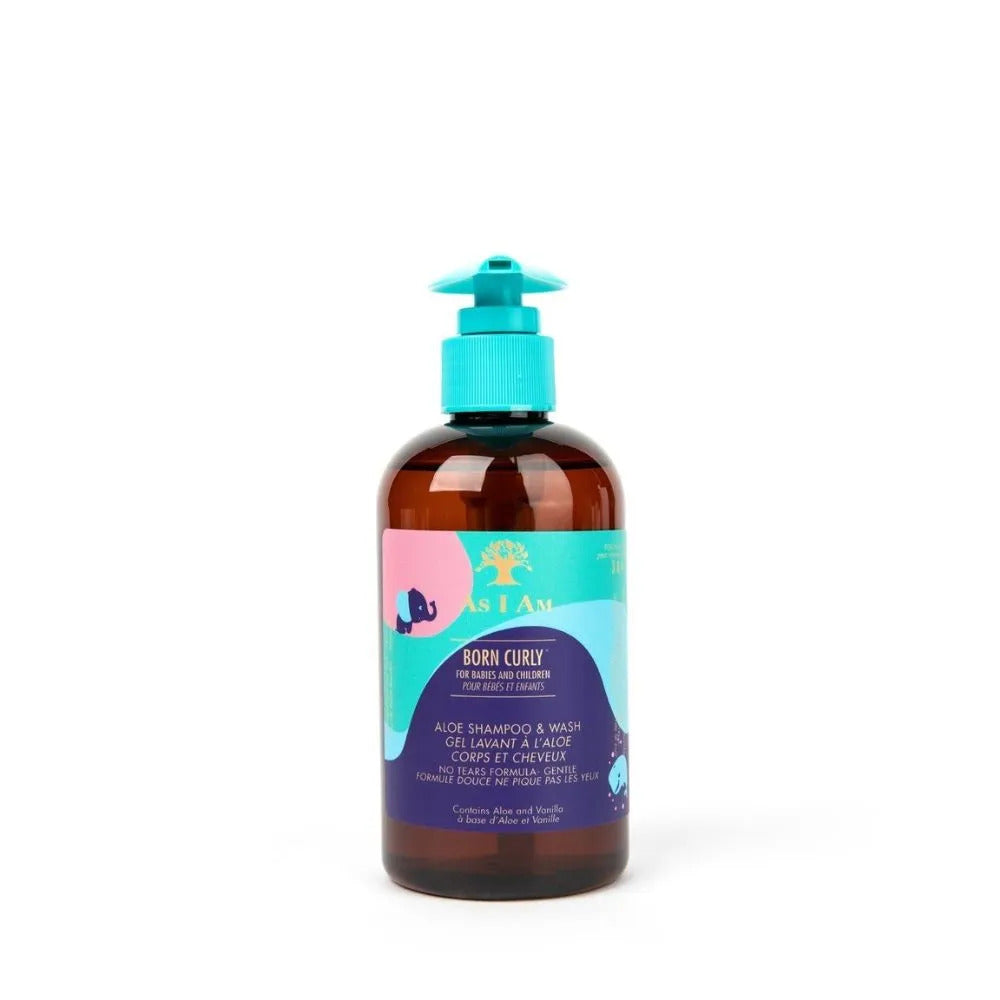 Shampoo Aloe Shampoo & Wash Born Curly As I Am 240ml_0