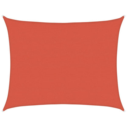 Vidaxl Toldo De Vela Hdpe Terracota 160 G/m² 6x7 M_0