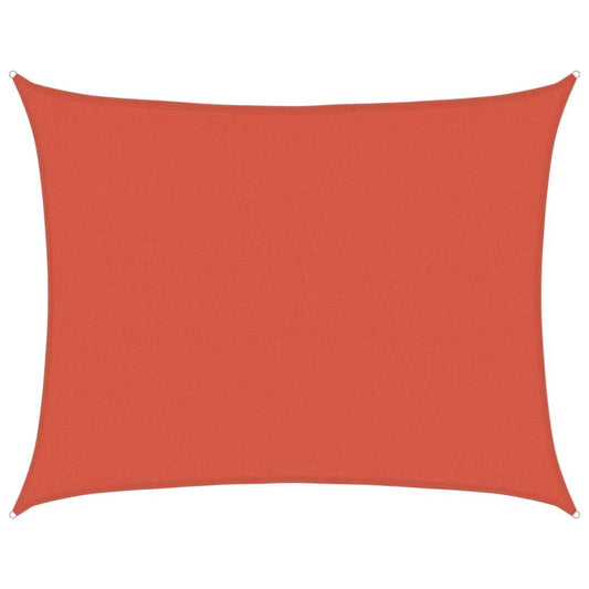 Vidaxl Toldo De Vela Hdpe Terracota 160 G/m² 6x7 M_0