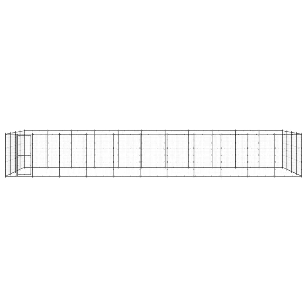 Vidaxl Perrera De Exterior De Acero 53,24 M²_1
