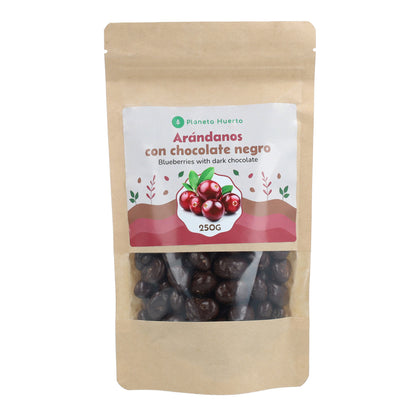 Mirtilos com chocolate negro Planeta Huerto 250 g
