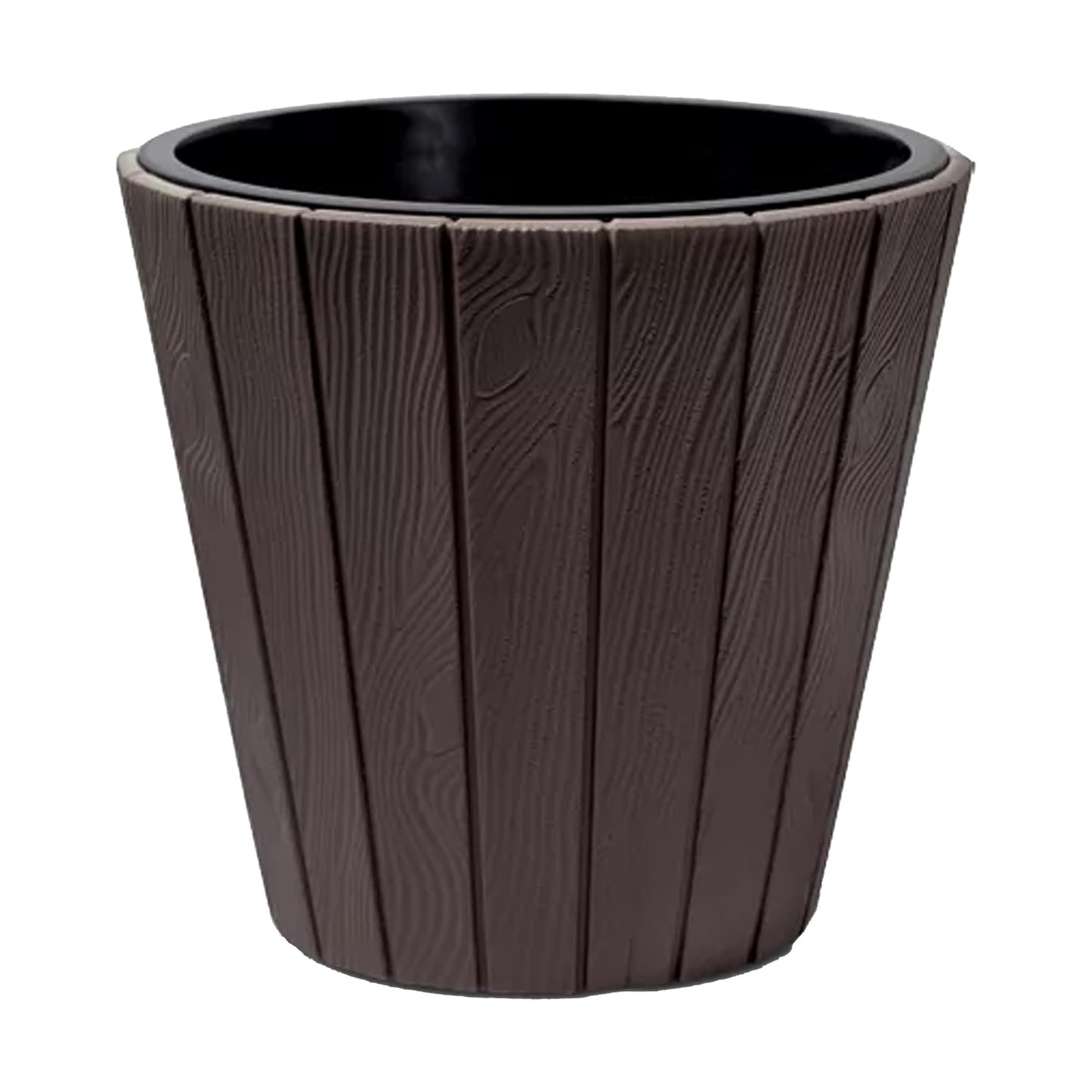 Maceta Woode 12l., Dimensiones (mm) 299x299x281, Color Marrón_0