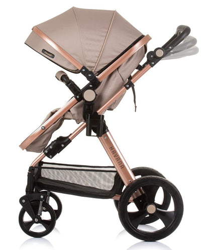Carrito De Bebé Havana Trio Convertible Hasta 22 Kg Con Bolso Y Mosquitera Golden Beige_1