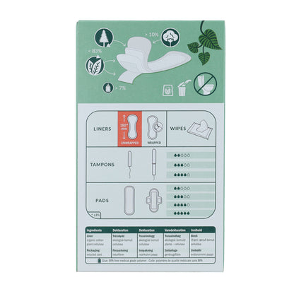 Protetores Diários Anatómicos Natracare 30 Unidades