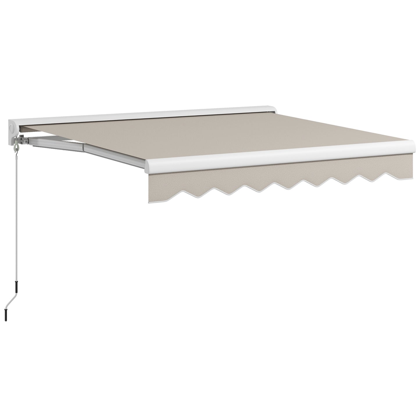 Outsunny Toldo Retráctil Eléctrico O Manual 250x200 Cm Con Mando A Distancia_0