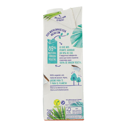 Bebida de coco sem açúcar Alpro 1 litro