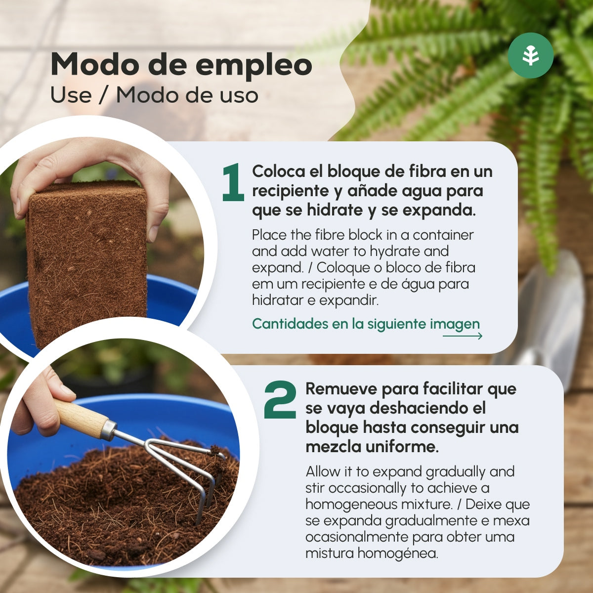 Substrato de Fibra de Coco Planeta Huerto 70 Litros 