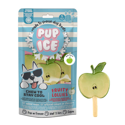 3 Helados Snack Pup Ice Forma Y Sabor Manzana 2 X 90g_0