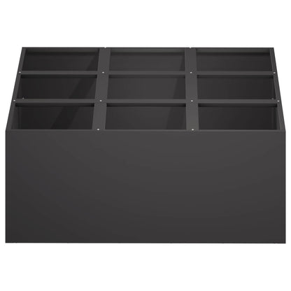Macetero De Jardín Negro 100 X 100 X 30 Cm_2