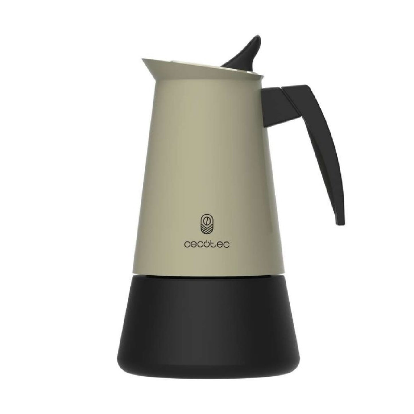 Cecotec Cafetera Italiana Piccolina 200 Green. 100ml, 2 Tazas De Café, Acero Inoxidable, Apta Todas Superficies, Filtro_1