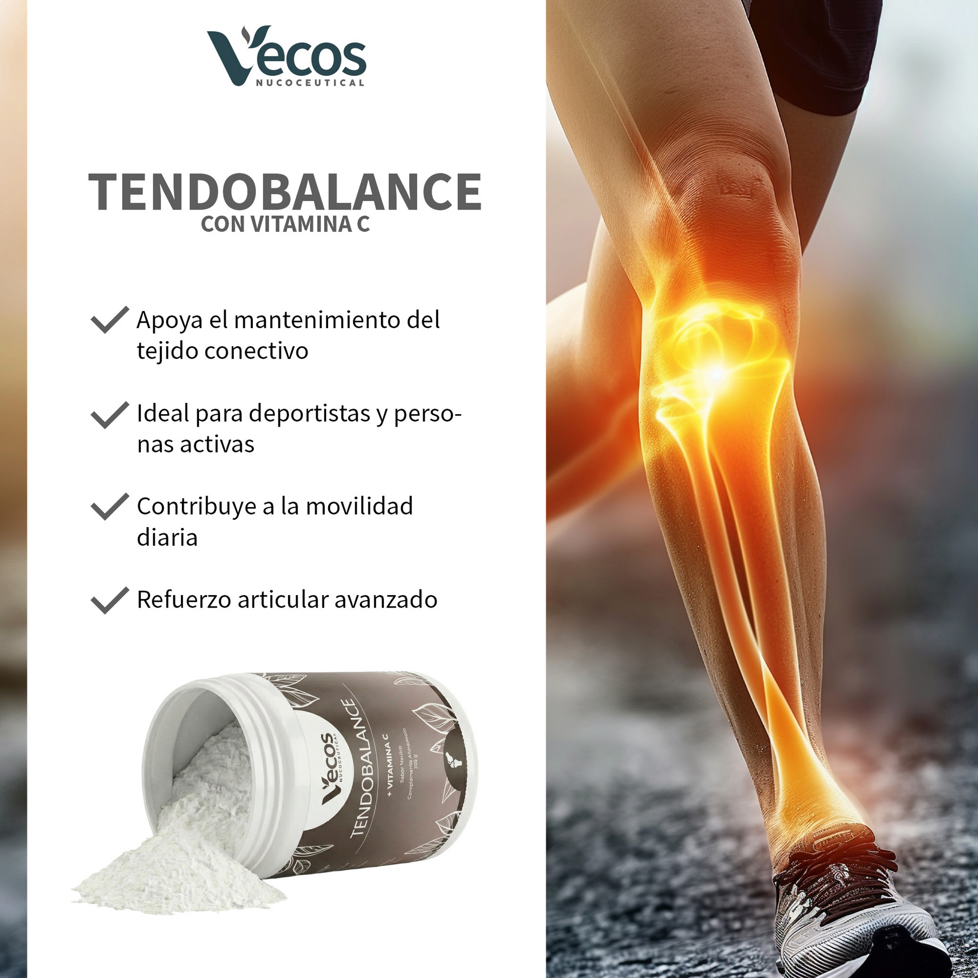 Tendobalance Vecos 300 G | Articulaciones Y Tendones | Colágeno Tendoforte® 5000 Mg_3