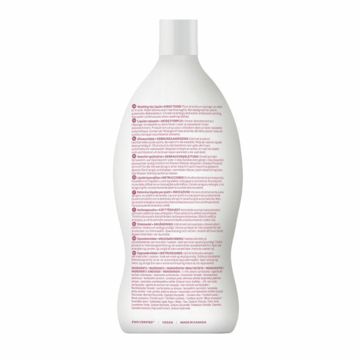 Detergente líquido para lavar louça e produto de limpeza de garrafas sem perfume Attitude, 700 ml