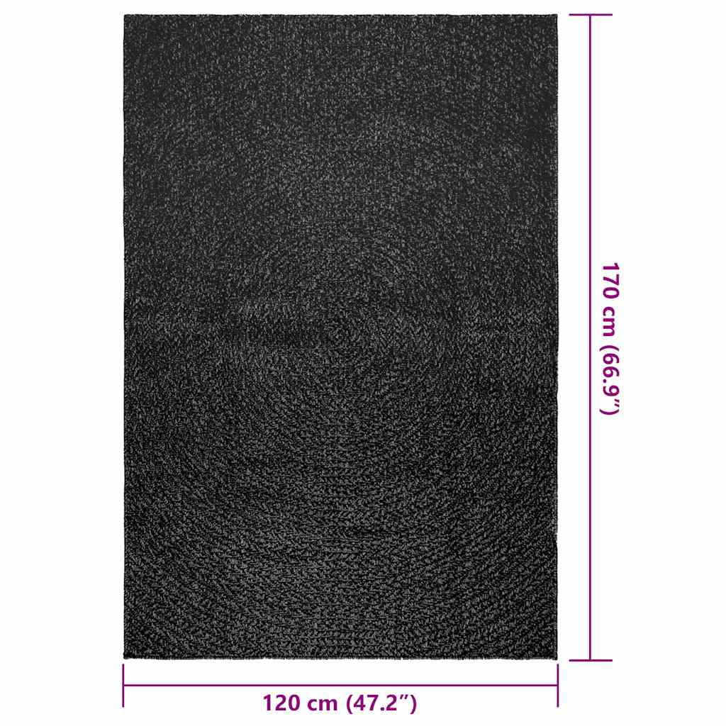 Vidaxl Alfombra Zizur Apariencia Yute Interior Exterior Antracita_2
