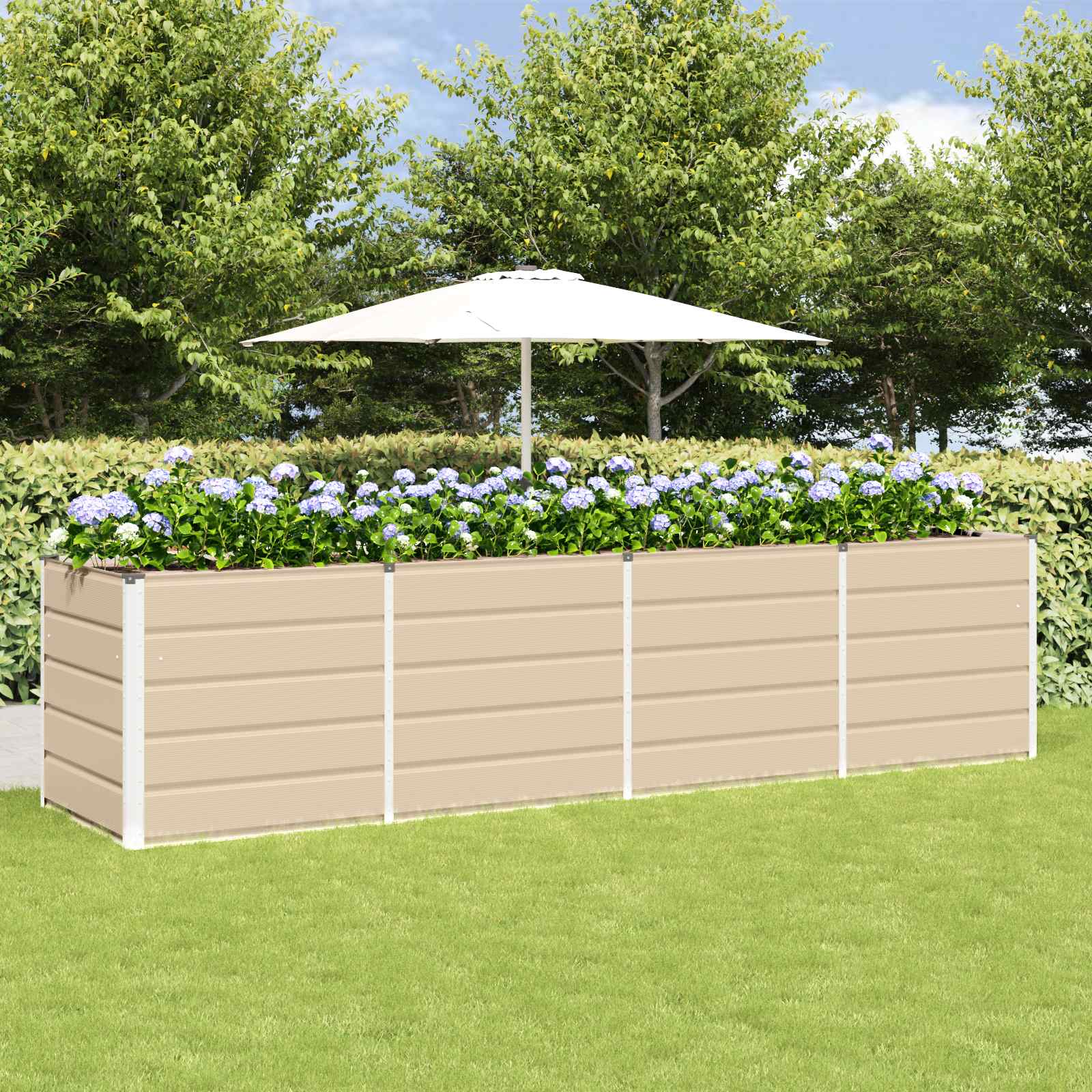 Jardinera Marfil 320 X 80 X 75 Cm Acero_1