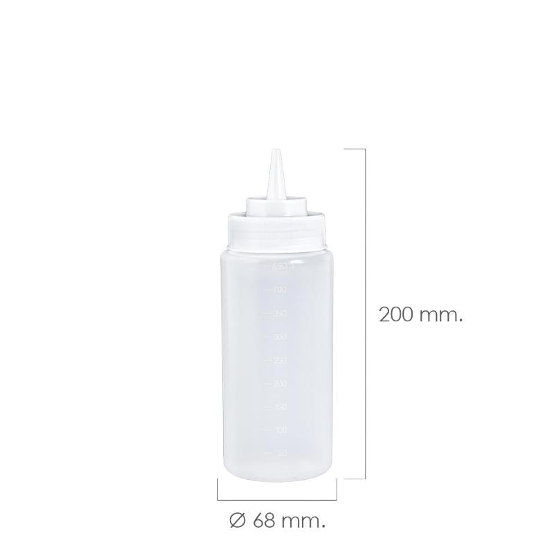 Botella Biberon Cocina Plástico 500 Ml._0