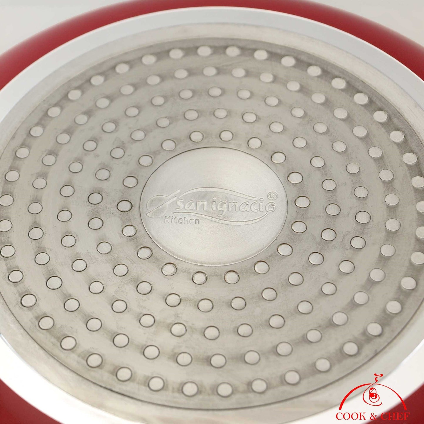 San Ignacio - Top Kitchen Menaje: Pack De 3 Sartenes Con Revestimiento En Mármol Ø16 Cm Ø20 Cm Ø24 Cm