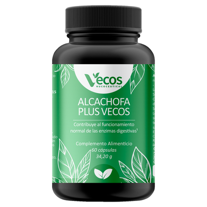 Alcachofa Plus Vecos 60 Cápsulas | Hígado Y Digestión De Grasas | Detox Natural 1680 Mg_0