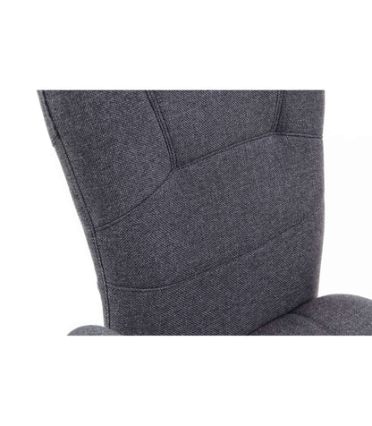 Sillón Despacho Giratorio Maggie Tapizada En Tejido Gris, 56 Cm(ancho) 98.5/107.5 Cm(altu_2