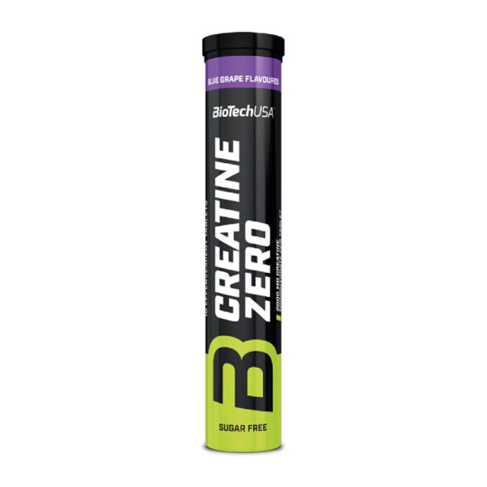 Creatina Zero Efervescentes - 18 Tabletas - Uva Azul - Creatina Monohidrato - Biotech Usa_0