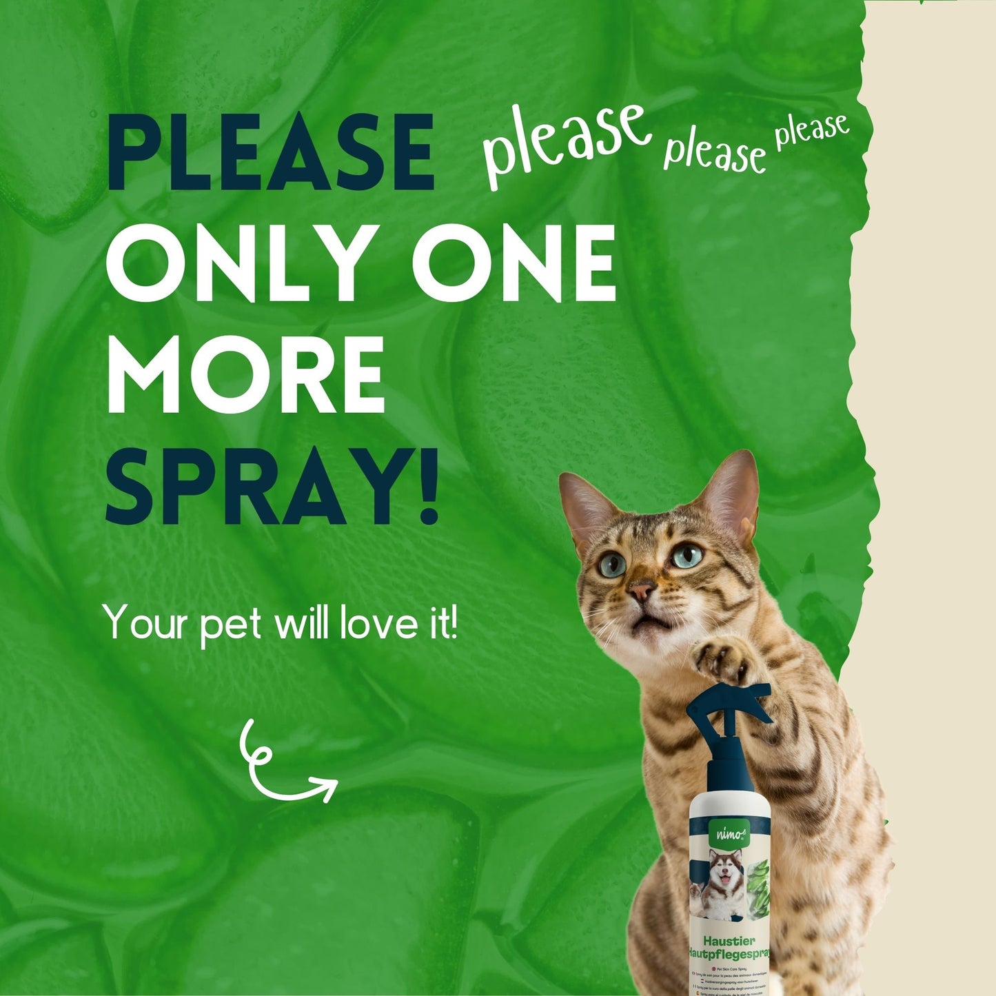 Spray Para El Cuidado De La Piel Para Mascotas - Nimo - 500 Ml_3