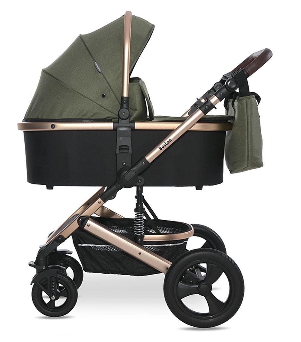 Carro De Bebé De Tres Piezas Boston Hasta 22 Kg Loden Green_1