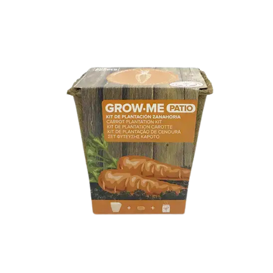 Kit De Cultivo De Zanahoria Nantesa Grow Me – Huerto Urbano Ecológico_0