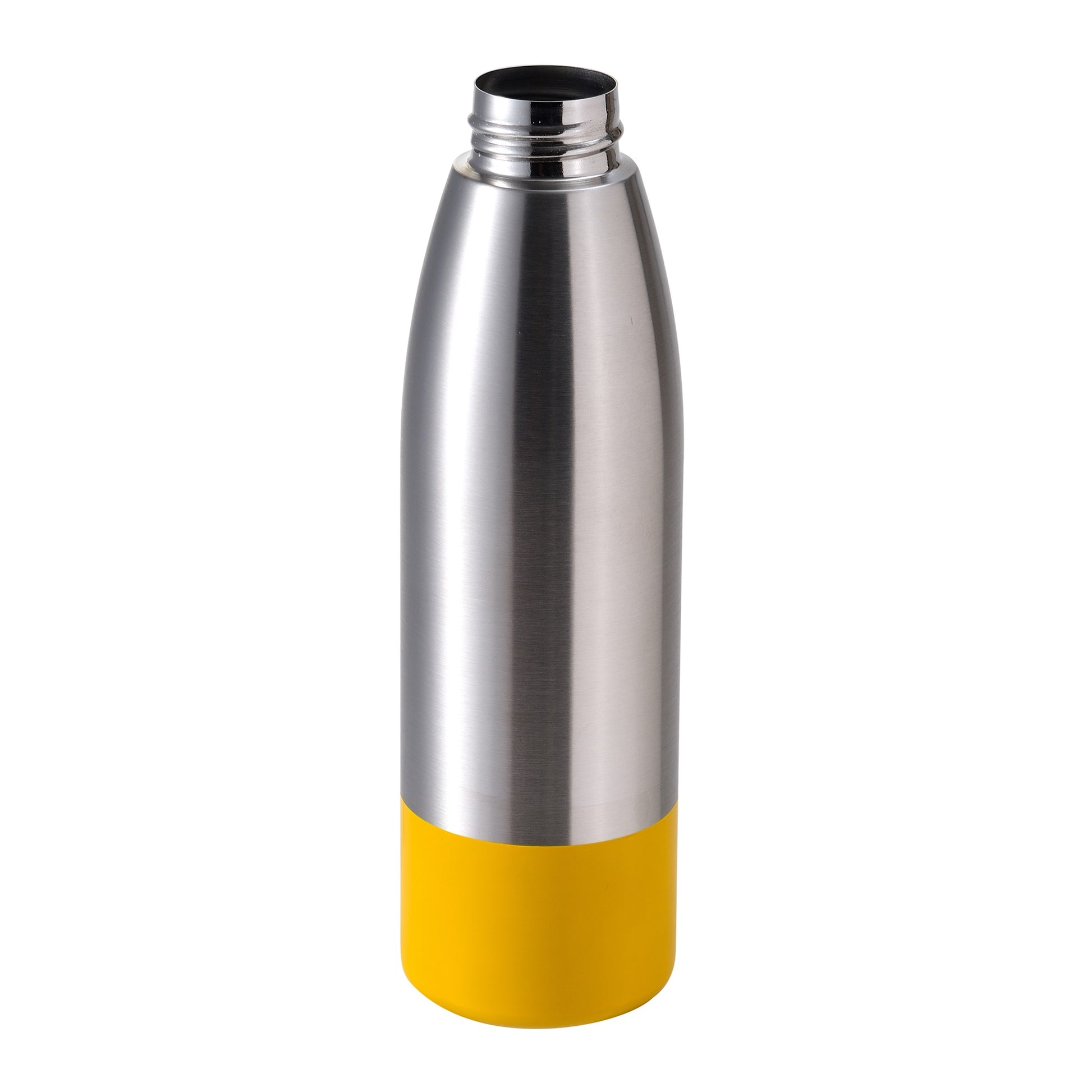 Botella De Agua De Pared Única 500ml Ss Con Tapa De Grifo Amarillo Kids_3