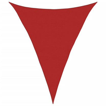 Vidaxl Toldo De Vela Hdpe Rojo 160 G/m² 5x7x7 M_0
