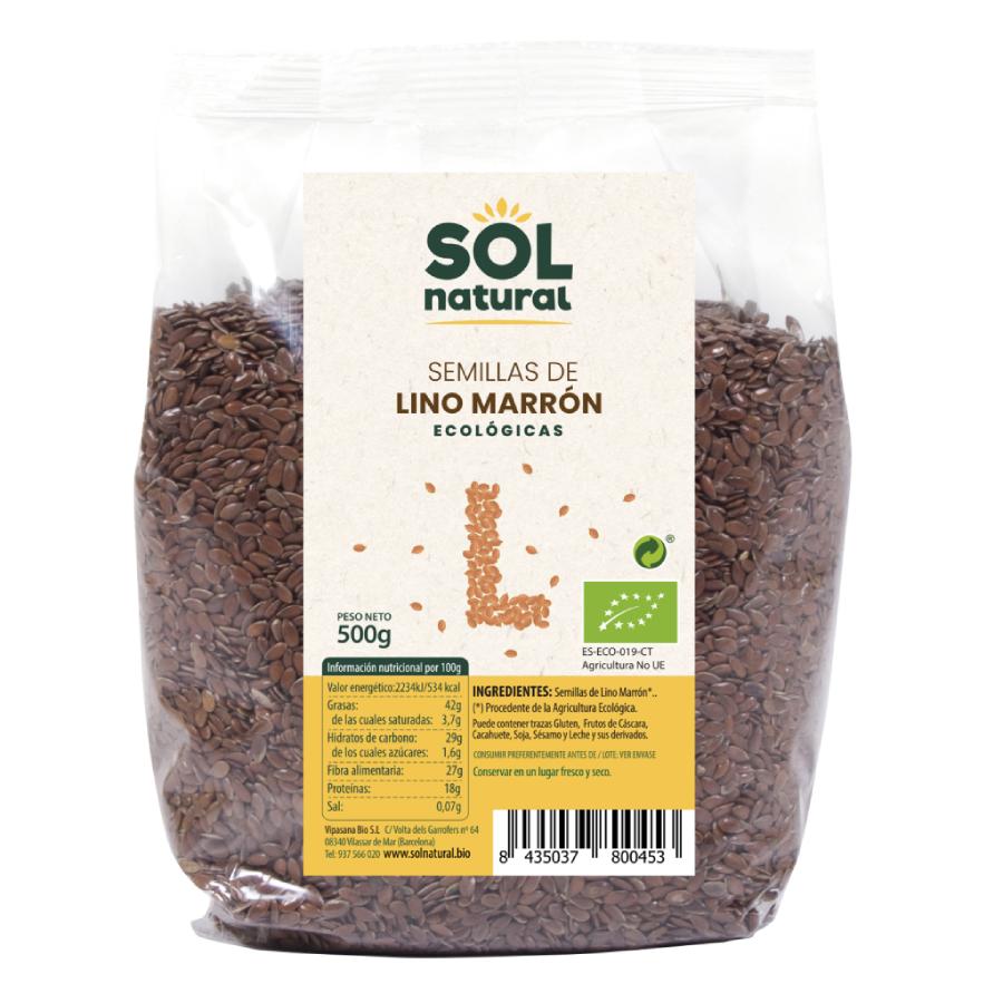 Sementes de Linhaça Natural Sun Brown 500g