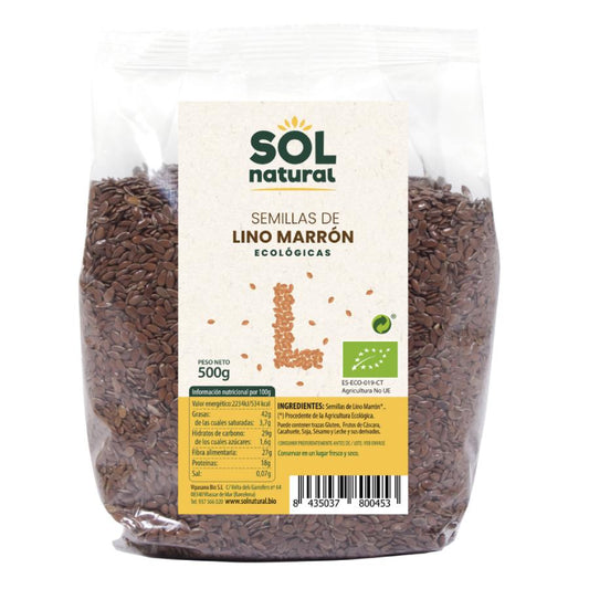 Sementes de Linhaça Natural Sun Brown 500g