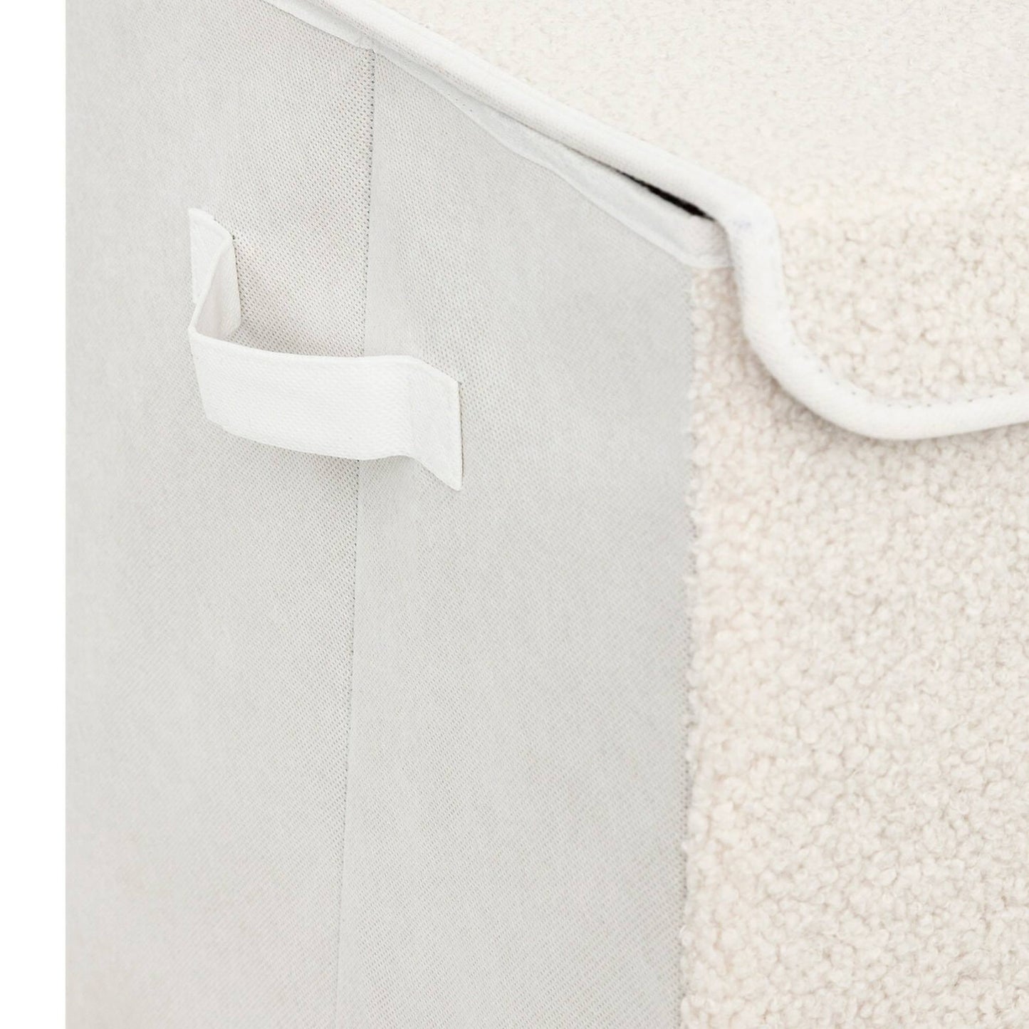 Baúl De Almacenamiento Infantil Yuma Blanco Rizado 36x57cm_3