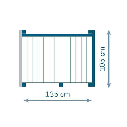 Parque Infantil Masgames Belvedere L Con Columpio Individual._4