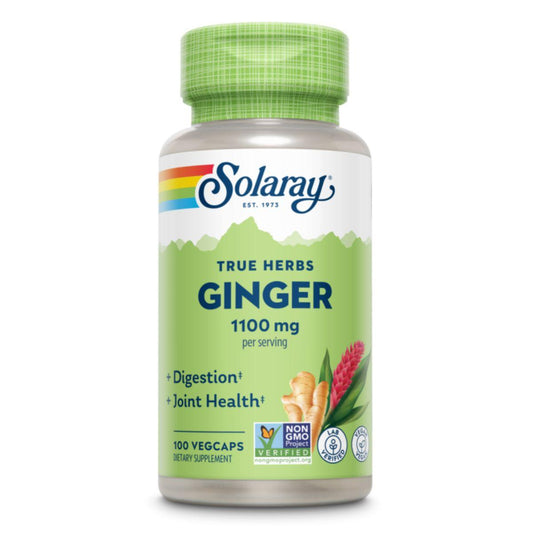 RAIZ DE GENGIBRE 1100 MG 100 cápsulas Solaray