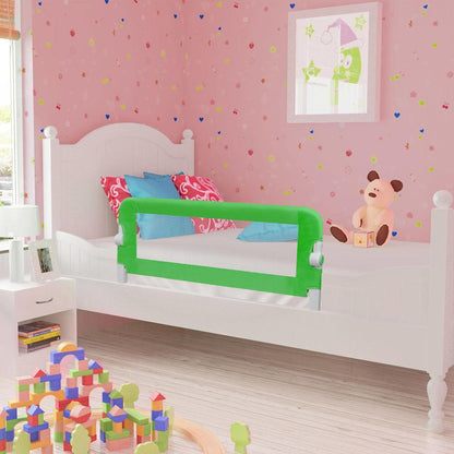 Barandilla De Seguridad Cama De Niño 2 Uds Verde 102x42 Cm_1