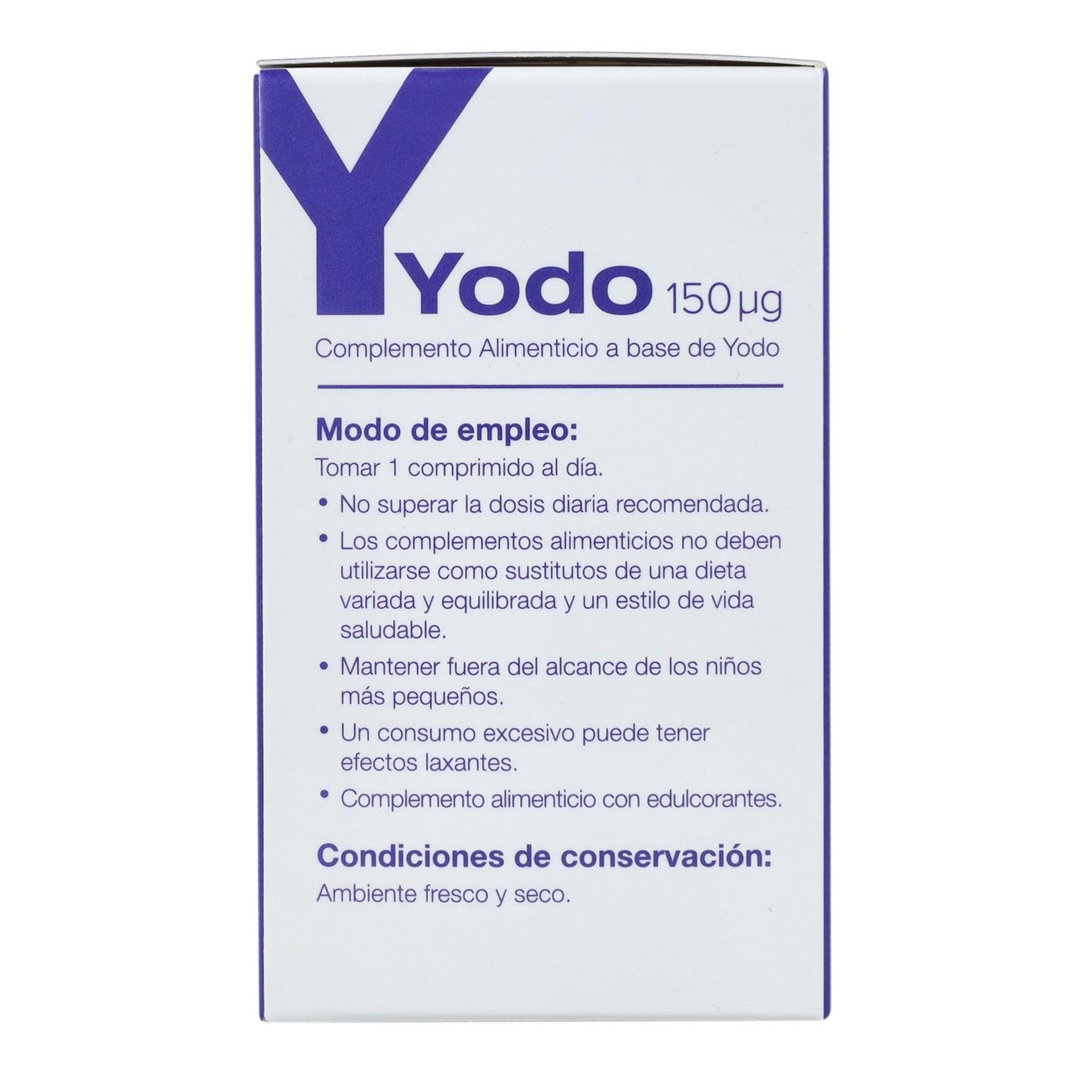 Suplemento alimentar de iodo 120 comp Natysal