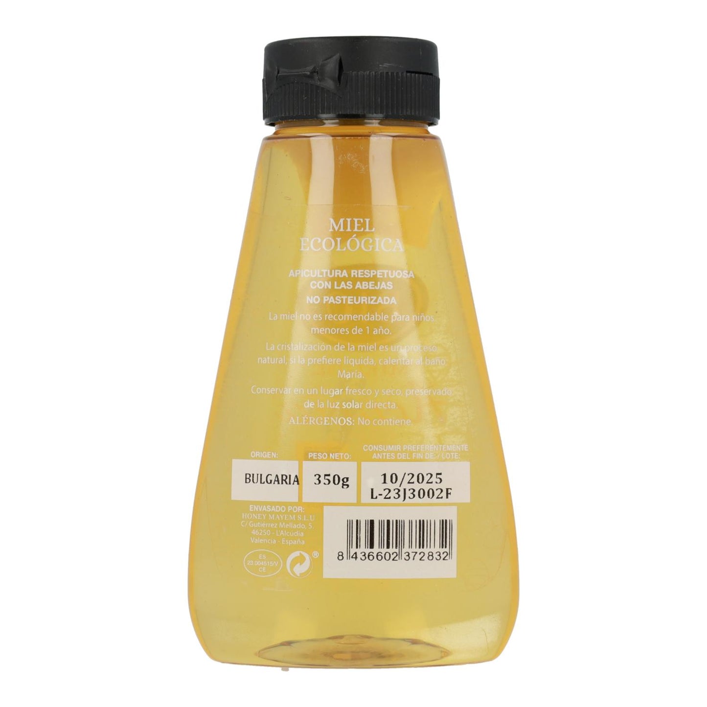 Mel de acácia biológico Mayem antigotejamento 350 g