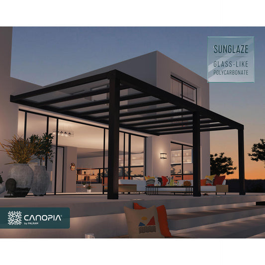 Pérgola anexa Stockholm 342x660 cm 