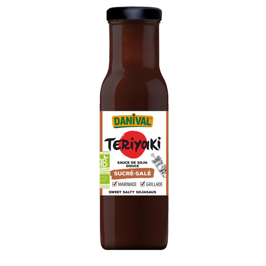 Molho Teriyaki BIO, DANIVAL, 250 ml