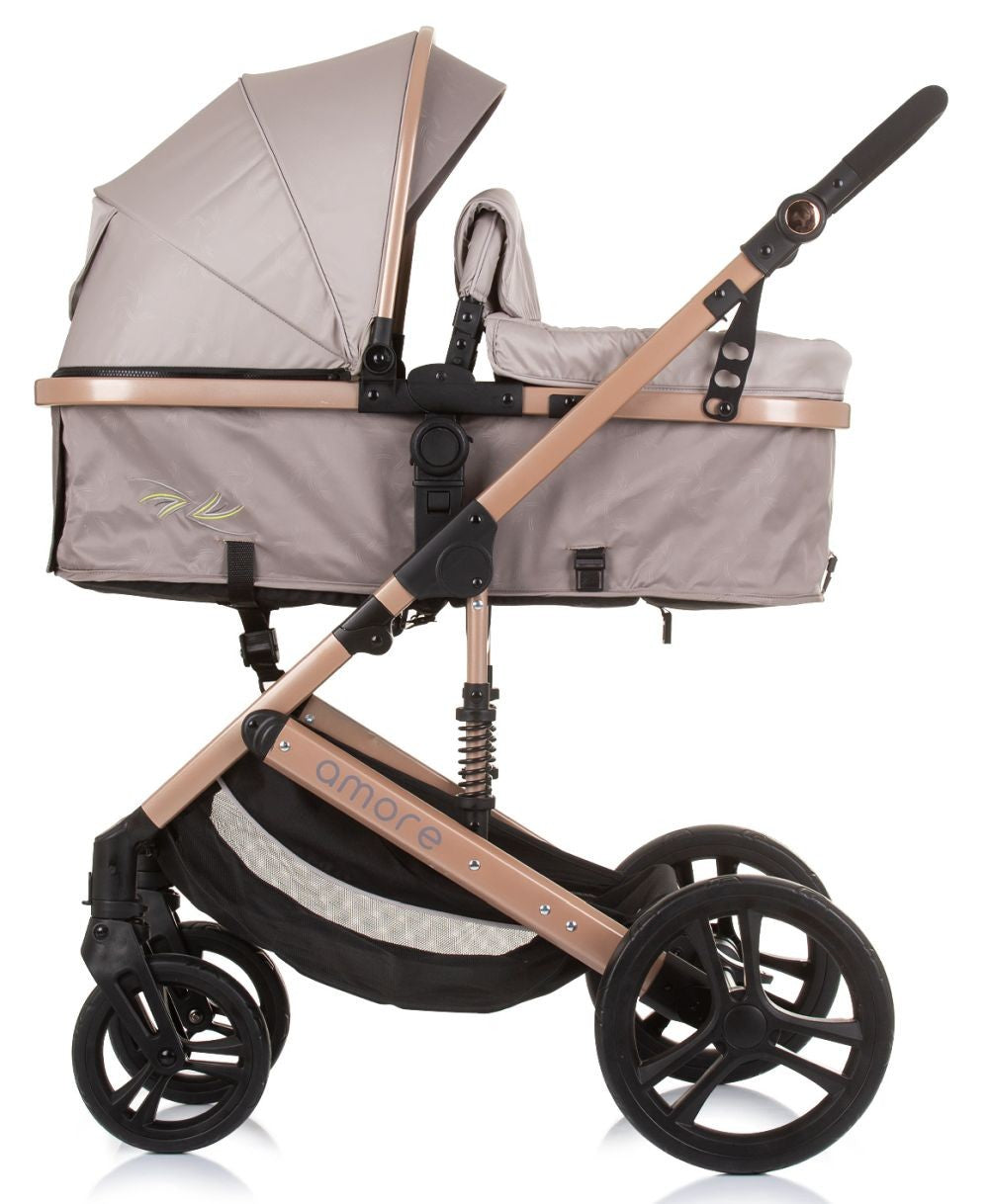 Carrito De Bebé Duo Convertible Amore Hasta 22 Kg Macadamia_3