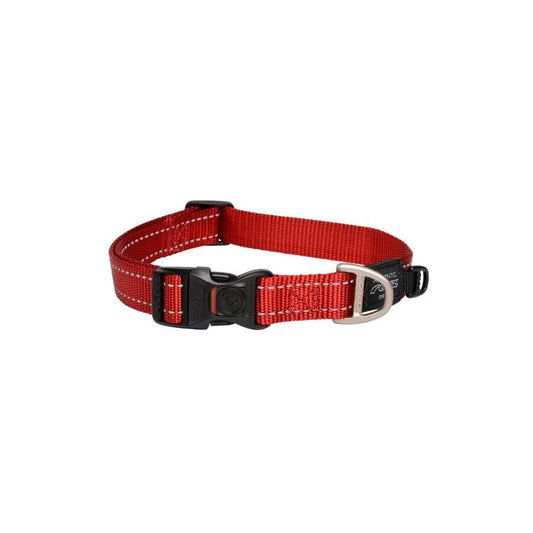 Collar Para Perro, Modelo Classic De Rogz Color Rojo. Talla L (21-40kg)_0