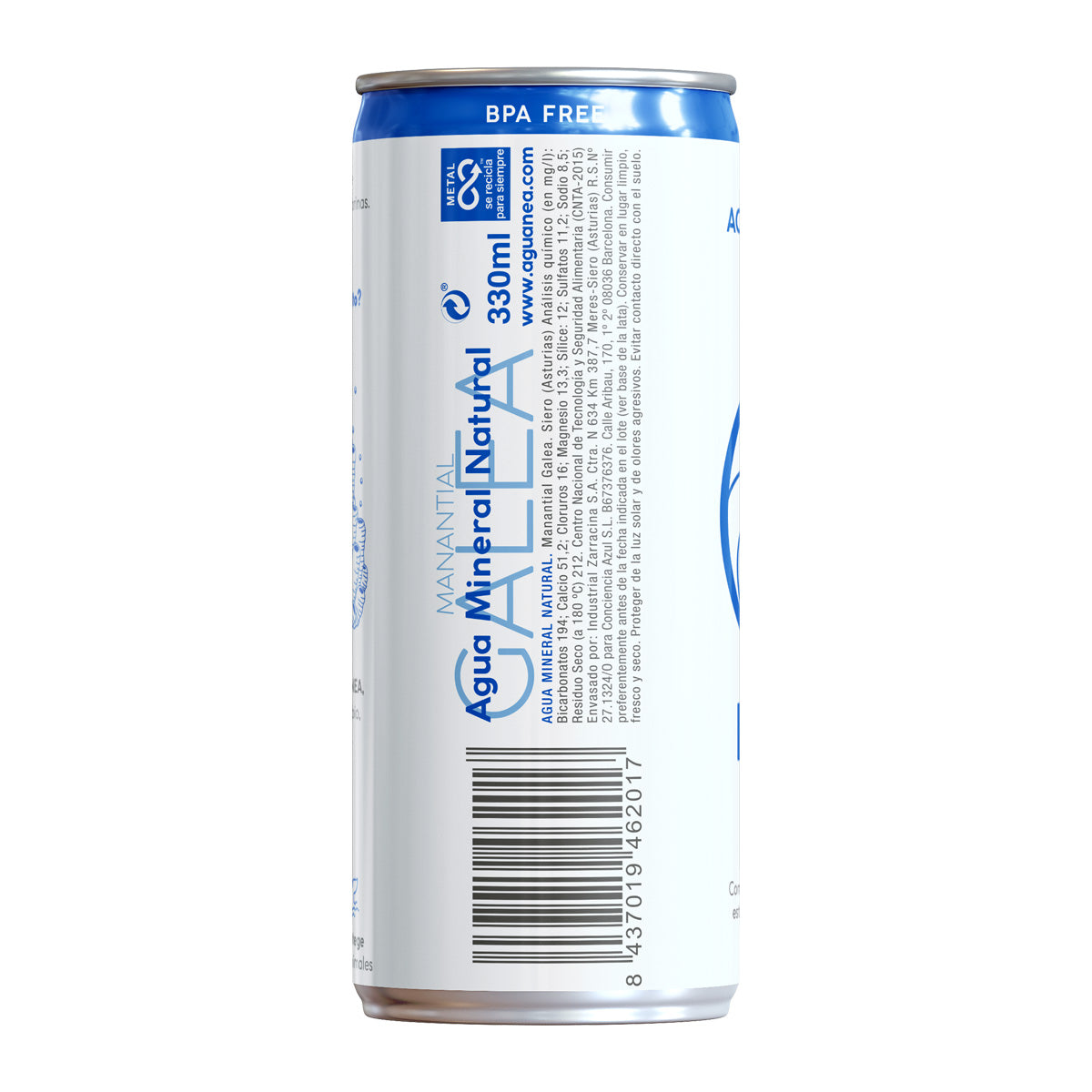 Água Mineral Natural NEA em Lata 330 ml