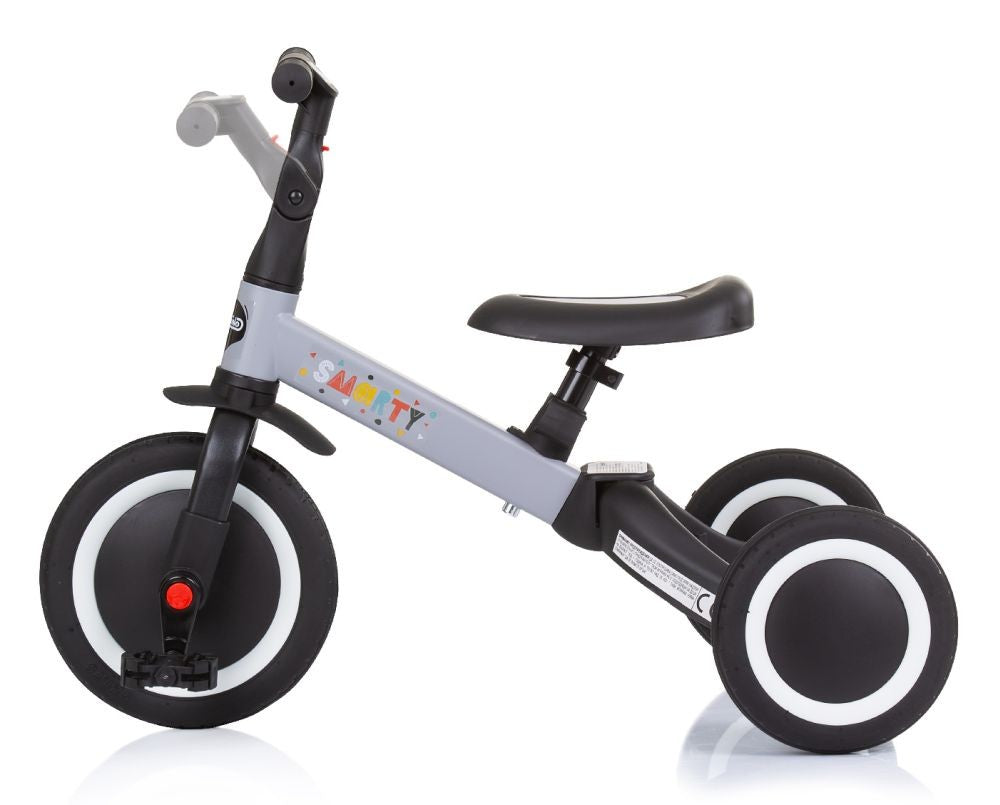 Triciclo Convertible En Bicicleta Con Pedales Smarty Grey_1