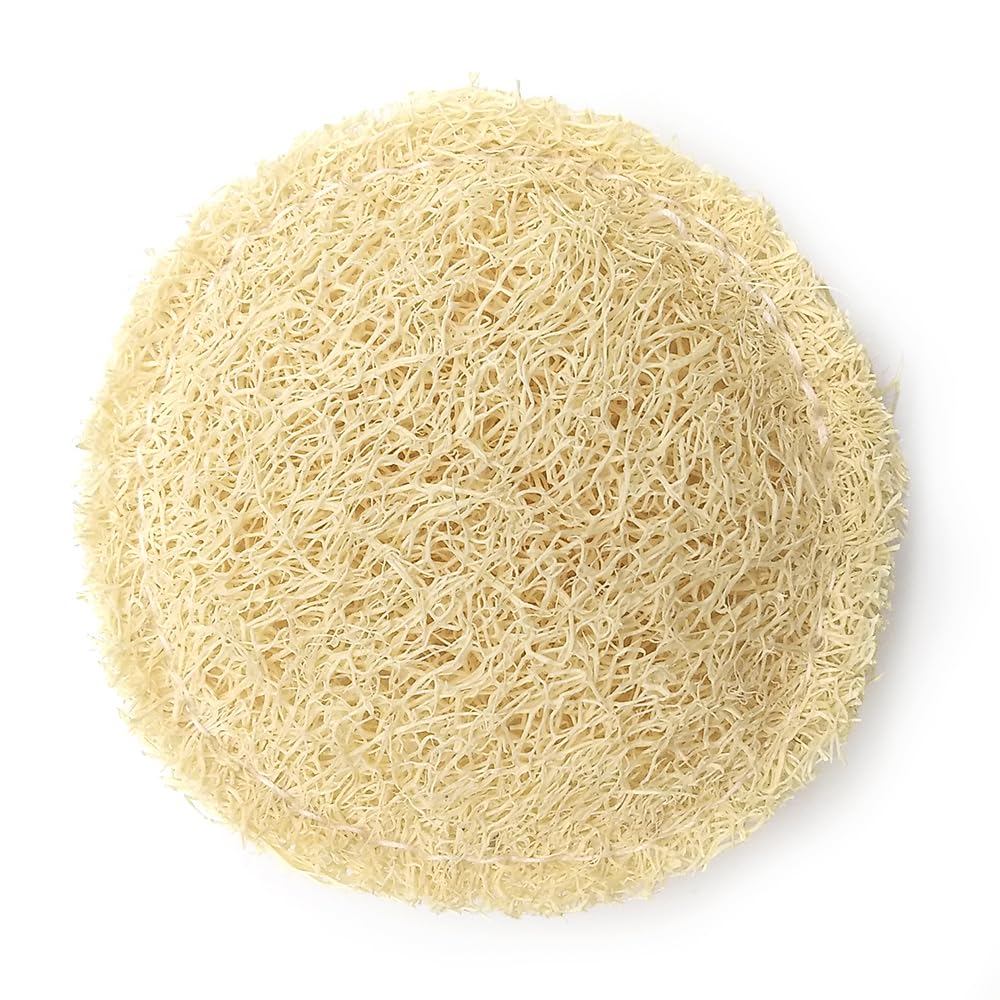 Disco exfoliante de lufa natural - Elimina durezas en talones, codos - Exfoliante facial - Cultivada en Galicia_0