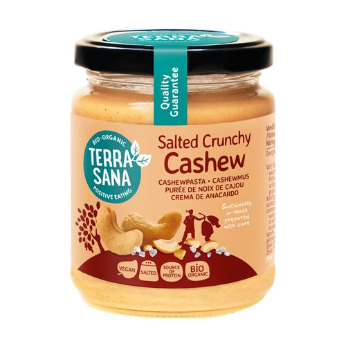 Creme de caju com pedaços de caju e sal dos Himalaias 250 g