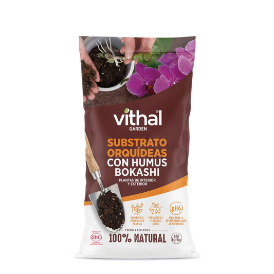 Substrato de Orquídea com Húmus Bokashi 2 L Vithal Garden