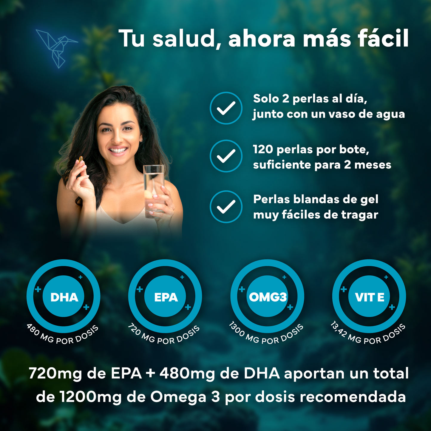 Pack 2x Omega 3 Sevens Nutrition. Apoyo Para Corazón Y Cerebro._4