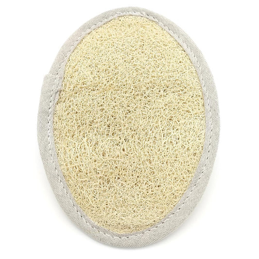 Esponja Natural Vegetal De Lufa Ovalada - Limpieza Y Exfoliación - Activa La Circulación - Cultivada Y Hecha En Galicia_0