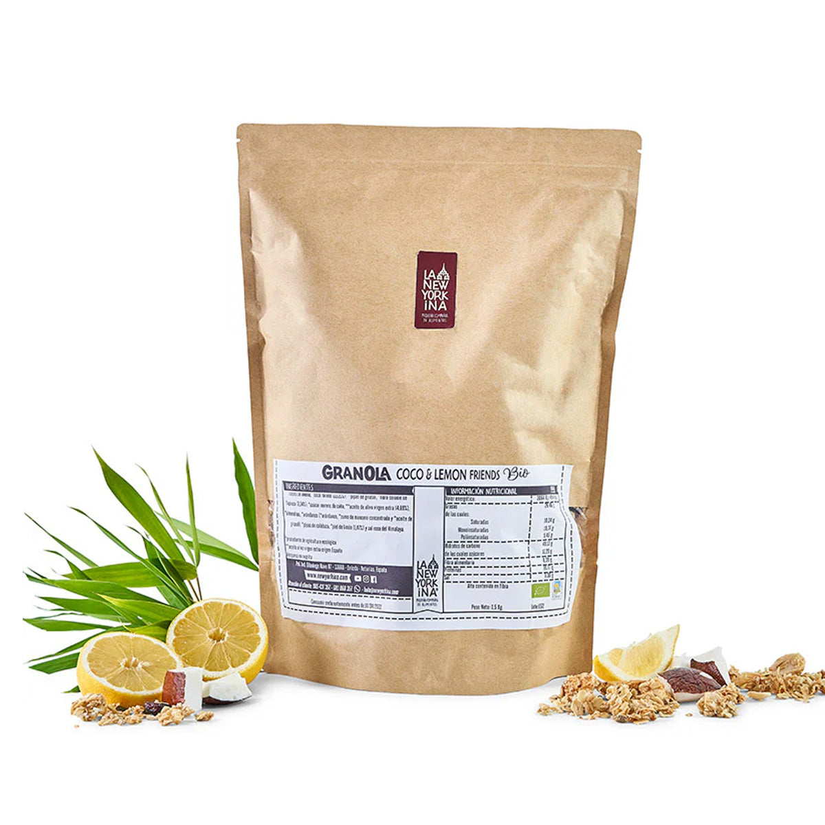 Granola Coco e Limão Friends La Newyorkina 1,5 Kg