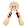 Parede, Metal, Cobre, 14x14x20, 2 X E 27 Max 40 W