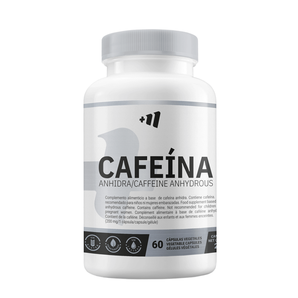 Cafeína Anhidra 200mg - 60 Cápsulas Vegetales - Aporta Energía - Masmusculo_0